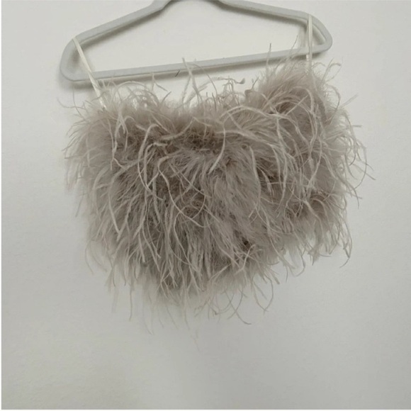 Lamarque Zaina Feather Top Dusty Rose - Picture 7 of 10